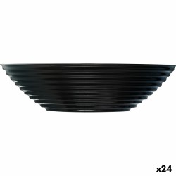 Bowl Luminarc Harena Soup 20 cm Black Glass (24 Units)