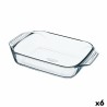 Plat de Four Pyrex Irresistible Transparent verre Rectangulaire 27,5 x 16,9 x 6 cm (6 Unités)