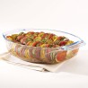 Plat de Four Pyrex Irresistible Transparent verre Ovale 39,5 x 27,5 x 7 cm (4 Unités)