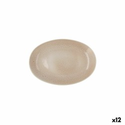 Bandeja de Aperitivos Ariane Porous Cerámica Beige Ø 26 cm (12 Unidades)