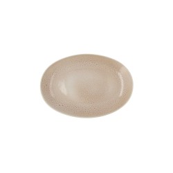 Bandeja de Aperitivos Ariane Porous Cerámica Beige Ø 26 cm (12 Unidades)