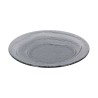 Assiette plate Inde Kilauea 24 x 24 x 2,5 cm Noir