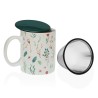 Taza con Filtro para Infusiones Versa Sansa Porcelana Gres