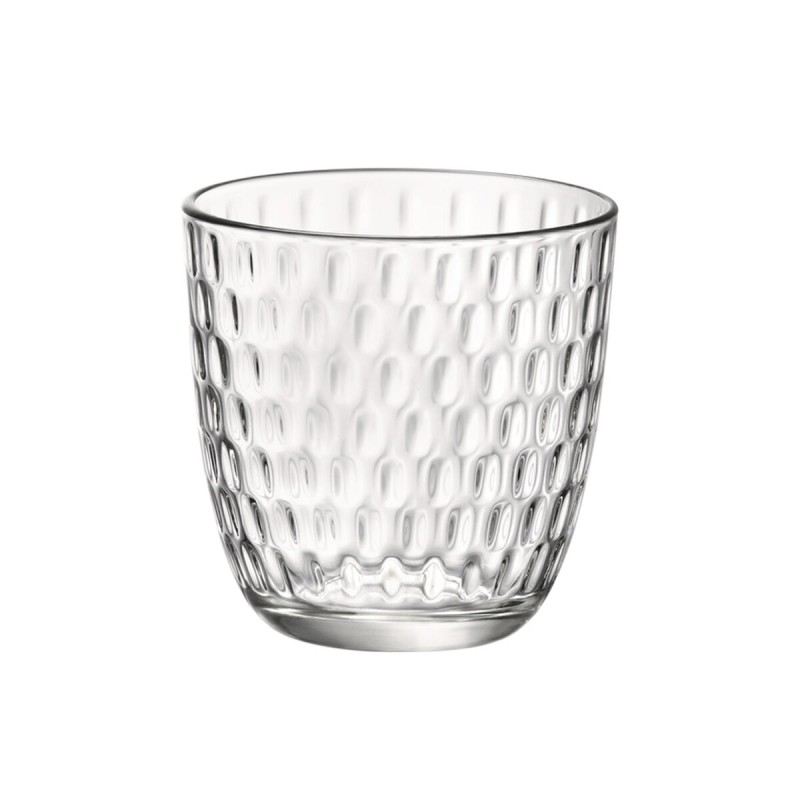 Set de Verres Bormioli Rocco Slot Transparent verre Avec relief 290 ml 6 Unités