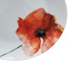 Assietes 18 Pièces Porcelaine 1 cm Coquelicot