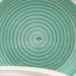 Tableware Blue Green Stoneware 1 cm 37 x 23 x 30 cm 18 Pieces