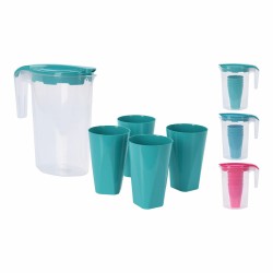 Set de jarra con vasos 350 ml 1,75 L Jarra (5 Piezas)