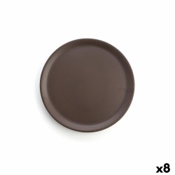 Assiette plate Anaflor Barro Anaflor Marron Faïence Ø 31 cm Viande (8 Unités)