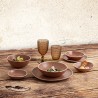 Bowl Bidasoa Gio 15 x 4 cm Ceramic Brown (6 Units)