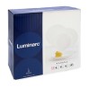 Dinnerware Set Luminarc Harena White Glass 18 Pieces