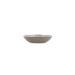 Bol Bidasoa Gio Cerámica Gris 12 x 3 cm (12 Unidades)