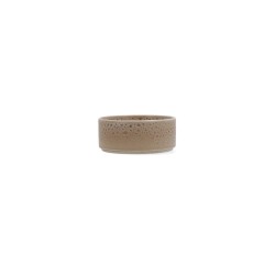 Bol Ariane Porous Cerámica Beige 12 cm (12 Unidades)