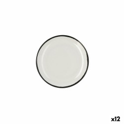 Plato Llano Ariane Vital Filo Blanco Cerámica Ø 21 cm (12 Unidades)