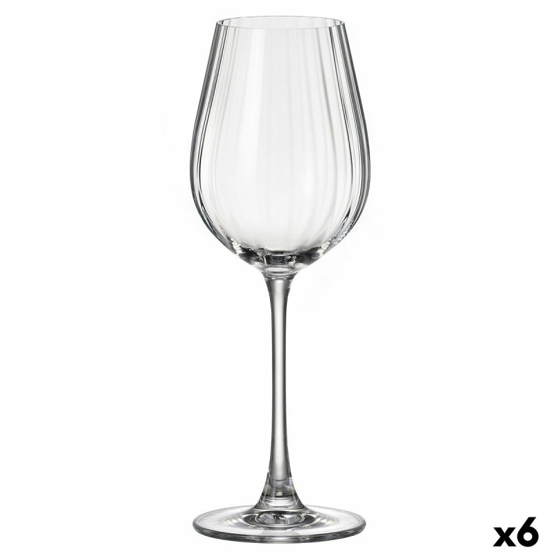 verre de vin Bohemia Crystal Optic Transparent 400 ml 6 Unités