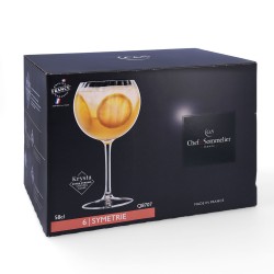 Set de Copas para Gin Tonic Chef & Sommelier Symetrie 6 Unidades Vidrio 580 ml