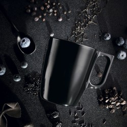 Tasse mug Luminarc Flashy Noir 250 ml verre (6 Unités)