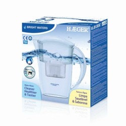 Carafe Filtrante Haeger WJ-24W.004A Blanc 2,4 L