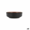 Snack Bowl Bidasoa Gio Brown Plastic 12,5 x 12,5 cm 12 Units