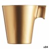 Taza Luminarc Flashy Dorado 80 ml Vidrio