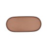 Snack tray Bidasoa Gio Brown Plastic 28 x 12 cm (12 Units)