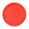 Plate set Algon Cardboard Disposable Red 10Units 20 x 20 x 1,5 cm