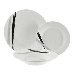 Assiettes Versa Porcelaine Minimaliste 12 Pièces