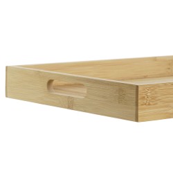 Tray DKD Home Decor Natural Bamboo 43 x 27 x 4,5 cm