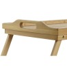 Folding Tray for Bed DKD Home Decor Bamboo 64 x 30 x 24 cm