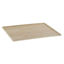 Bandeja DKD Home Decor Natural Bambú 36 x 28 cm 36 x 28 x 0,8 cm