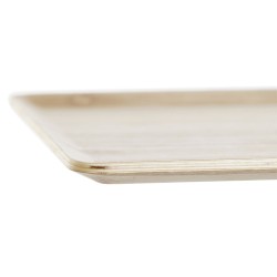 Bandeja DKD Home Decor Natural Bambú 27 x 20 cm 27 x 20 x 0,8 cm