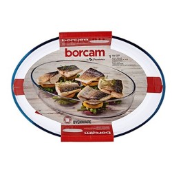 Fuente de Cocina Borcam Ovalada 3,3 L (6 Unidades)