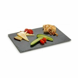 Plateau apéritif Noir Ardoise 30 x 0,5 x 20 cm (24 Unités)