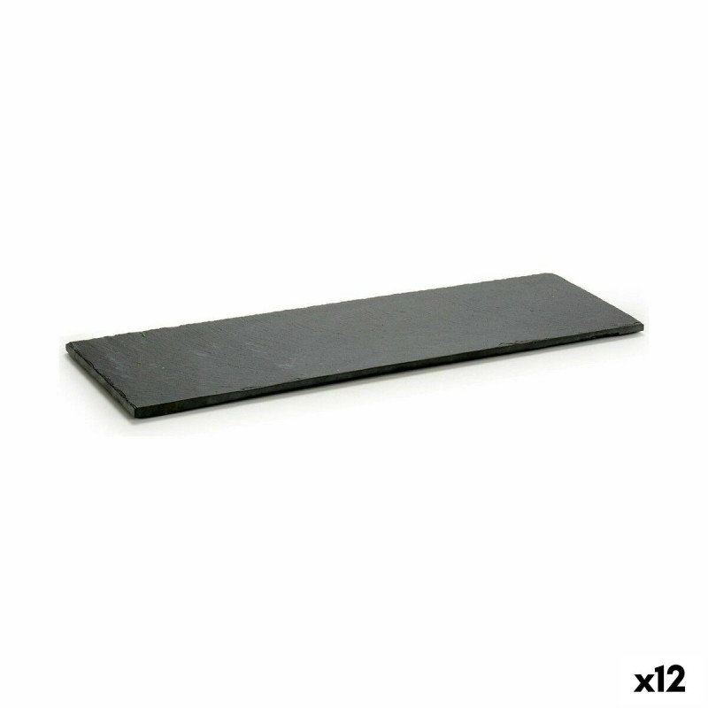 Snack tray Black Board 50 x 0,5 x 15 cm (12 Units)