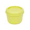 Récipient de Conservation des Aliments Milan Sunset Jaune Plastique Rond 250 ml Ø 10 x 7 cm