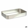 Roasting Tin Silver Aluminium 41 x 6,5 x 26 cm (12 Units)