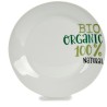 Plato de Postre Organic Porcelana 19 x 2 x 19 cm (10 Unidades)