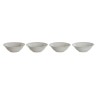 Set de Bols DKD Home Decor Blanc Porcelaine 17 x 17 x 7 cm