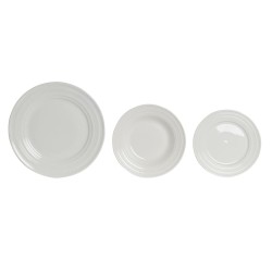 Set de Vajilla DKD Home Decor Blanco Porcelana 18 Piezas