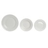 Service de Vaisselle DKD Home Decor Blanc Porcelaine 18 Pièces