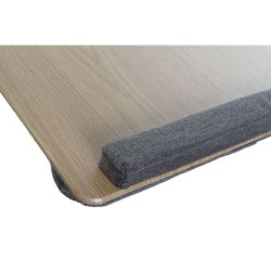 Plateau Home ESPRIT Polyester Bois MDF 55 x 35 x 7 cm