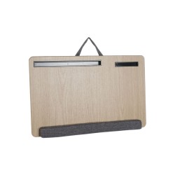 Tray Home ESPRIT Polyester MDF Wood 55 x 35 x 7 cm