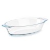 Fuente de Cocina Con asas Transparente Vidrio de Borosilicato 700 ml 23,6 x 5,3 x 13 cm (18 Unidades)