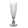 Coupe de champagne Diamant Transparent Anthracite verre 185 ml (6 Unités)