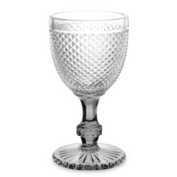 verre de vin Diamant Transparent Anthracite verre 330 ml (6 Unités)