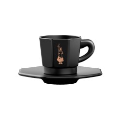 Ensemble de tasses à café Bialetti 700000671 Noir Porcelaine 75 ml