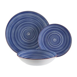 Tableware Versa Artesia Blue Porcelain 18 Pieces