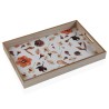 Plateau Versa Fleurs Bois MDF 30 x 5 x 45 cm