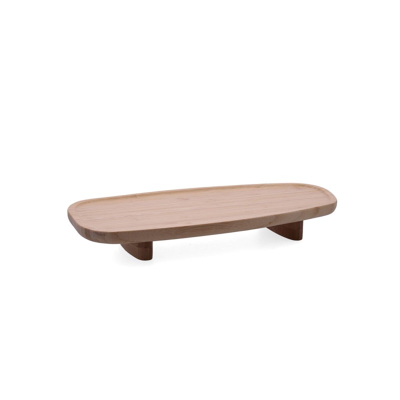 Snack tray Bidasoa Bambu Brown Wood 36 x 15,5 x 4,8 cm