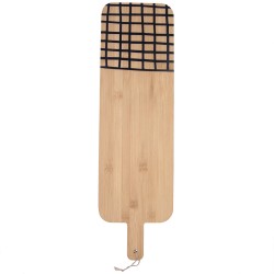 Serving board Bidasoa Zigzag Brown Wood 55 x 16 x 1 cm