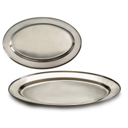 Tray Silver Stainless steel 30 x 2 x 20 cm (24 Units)